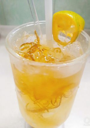 Hình của món Nước tắc xí muội.