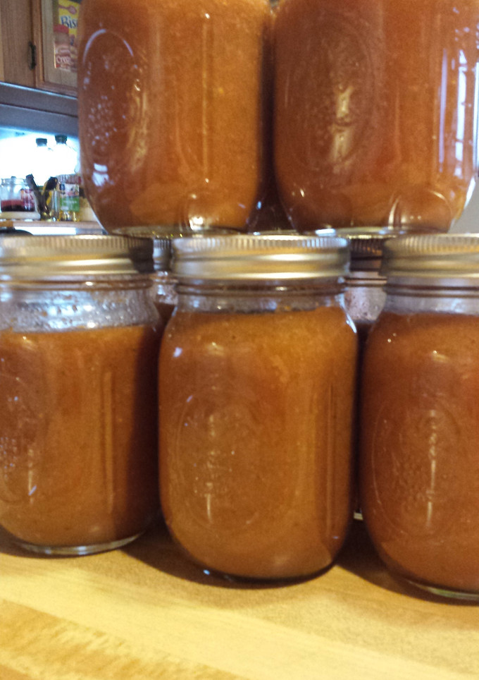 A picture of Medium/Hot Resturant style Salsa..