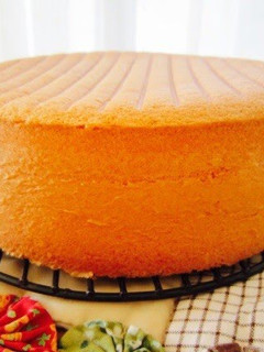 A picture of Fluffy Genoise Sponge Cake.