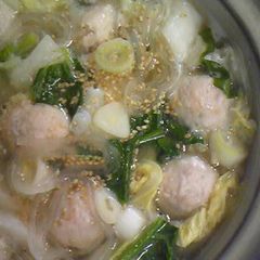 A picture of Easy Salt Broth Chanko Hot Pot with Weipa.