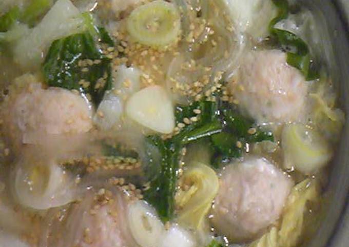 Recipe of Favorite Easy Salt Broth Chanko Hot Pot with Weipa