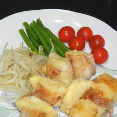 A picture of Cheesy Mashed Potato Pork Rolls.