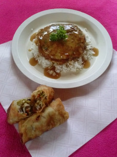 A picture of Chicken Egg foo Yung #america.