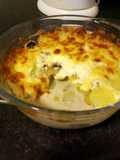 potatoes and mushrooms gratin