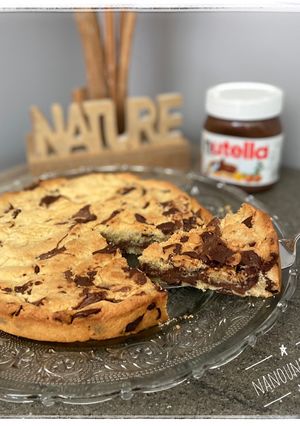 Une photo de Cookie géant au nutella