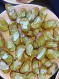 Enlist pea puree with brie cheese