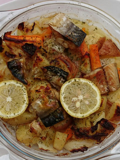 A picture of Baked Potato And Cabbage.