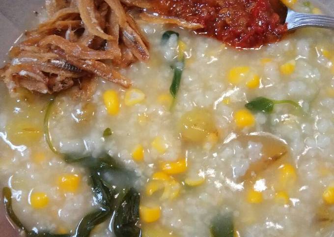 Resep Bubur Manado kebangetan simple Anti Gagal