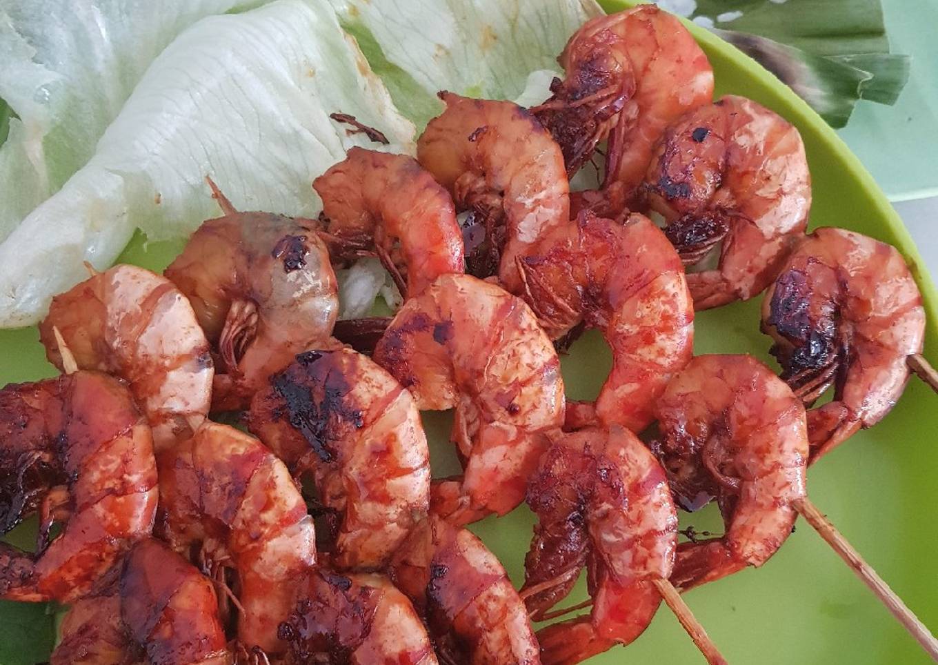 Udang Bakar Madu (olahan seafood)