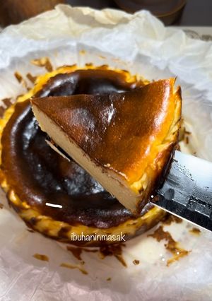 Foto resep Basque burnt cheesecake