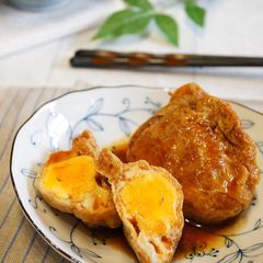 A picture of Korean-Style Simmered Egg Pouch.