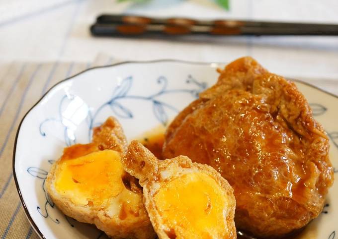 Korean-Style Simmered Egg Pouch Recipe