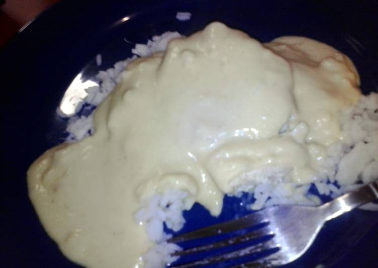 Recipe of Homemade Creamy Chicken and Sauce