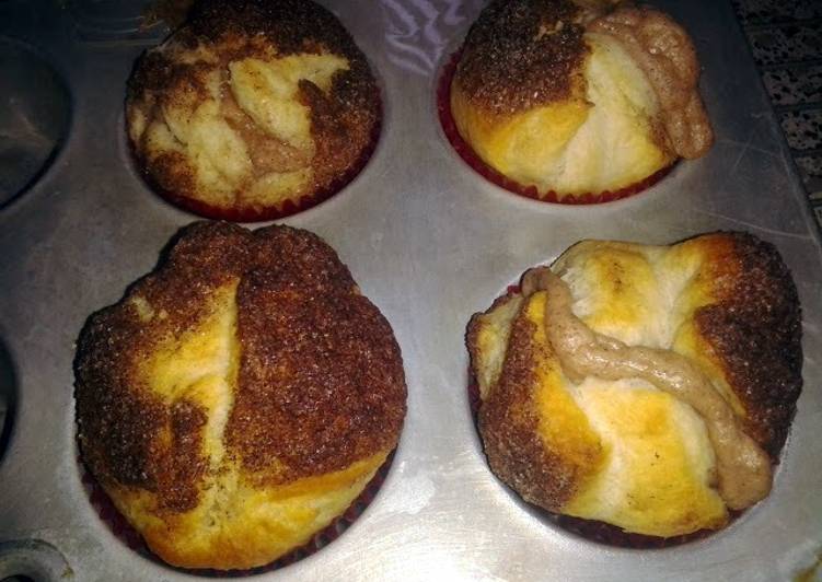 Easiest Way to Make Super Quick Homemade Cinnamon Stuffed Muffins