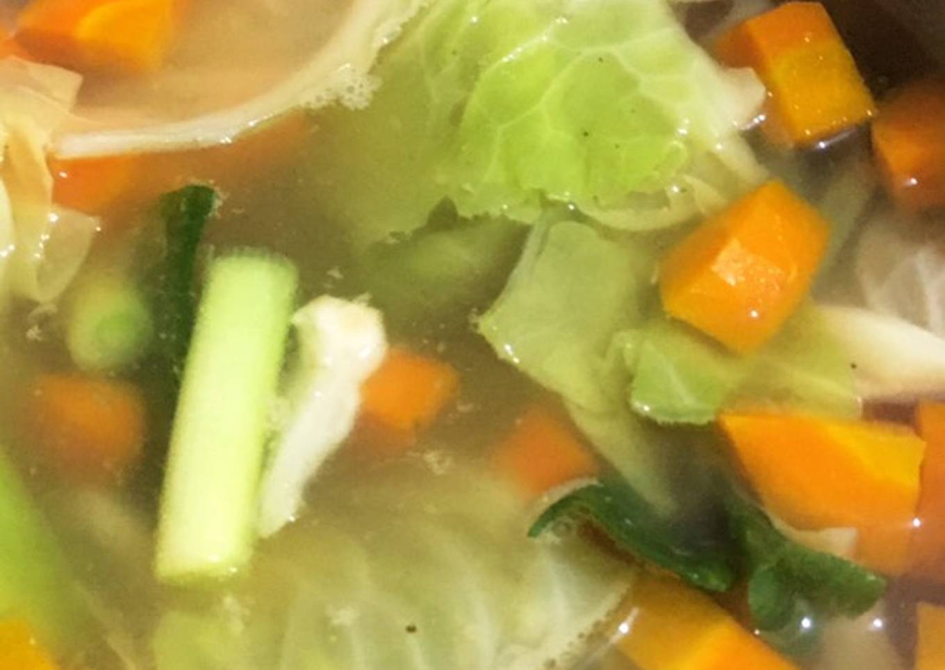 Sayur Bone Soup / Sop Ayam Transparan