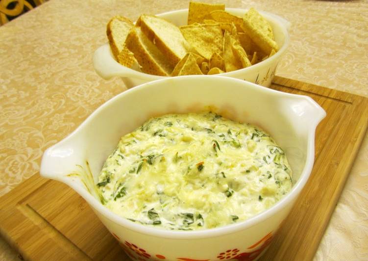 How to Prepare Super Quick Homemade Rich Spinach Dip