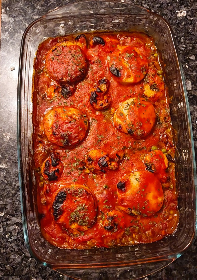 Una foto de Merluza al horno