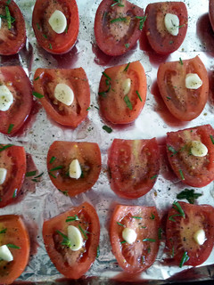 A picture of Oven Roasted Tomatoes.