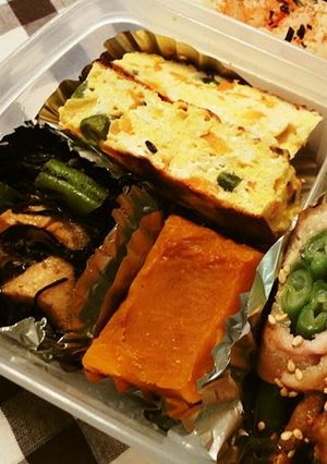 A picture of For Bento Lunch Boxes (Tofu & Shio-Koji Omelette).