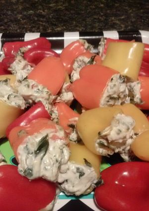 A picture of Stuffed Mini Sweet Peppers.