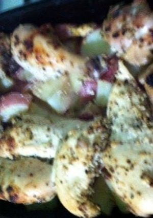 A picture of Garlic & lemon chicken.