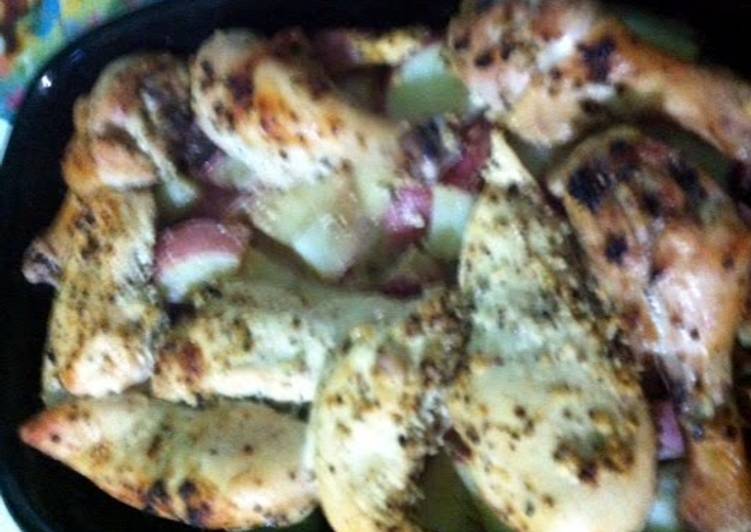 Recipe of Ultimate Garlic &amp; lemon chicken