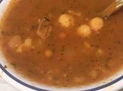Una foto de harira picante