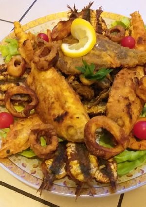 Une photo de Plateau de produits de la pêche