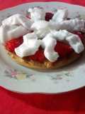 Minitarta integral c/frutillas y merengue🍓🍥