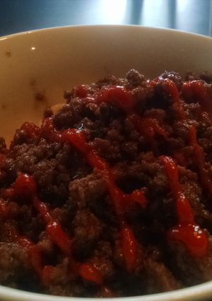 A picture of Korean Ground Beef Bowl.