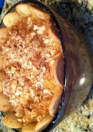 A picture of Banana Wafer Pudding.