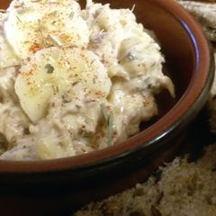 A picture of Sig's Smoked Makerel and Banana Spread.