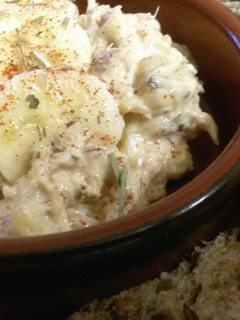 A picture of Sig's Smoked Makerel and Banana Spread.
