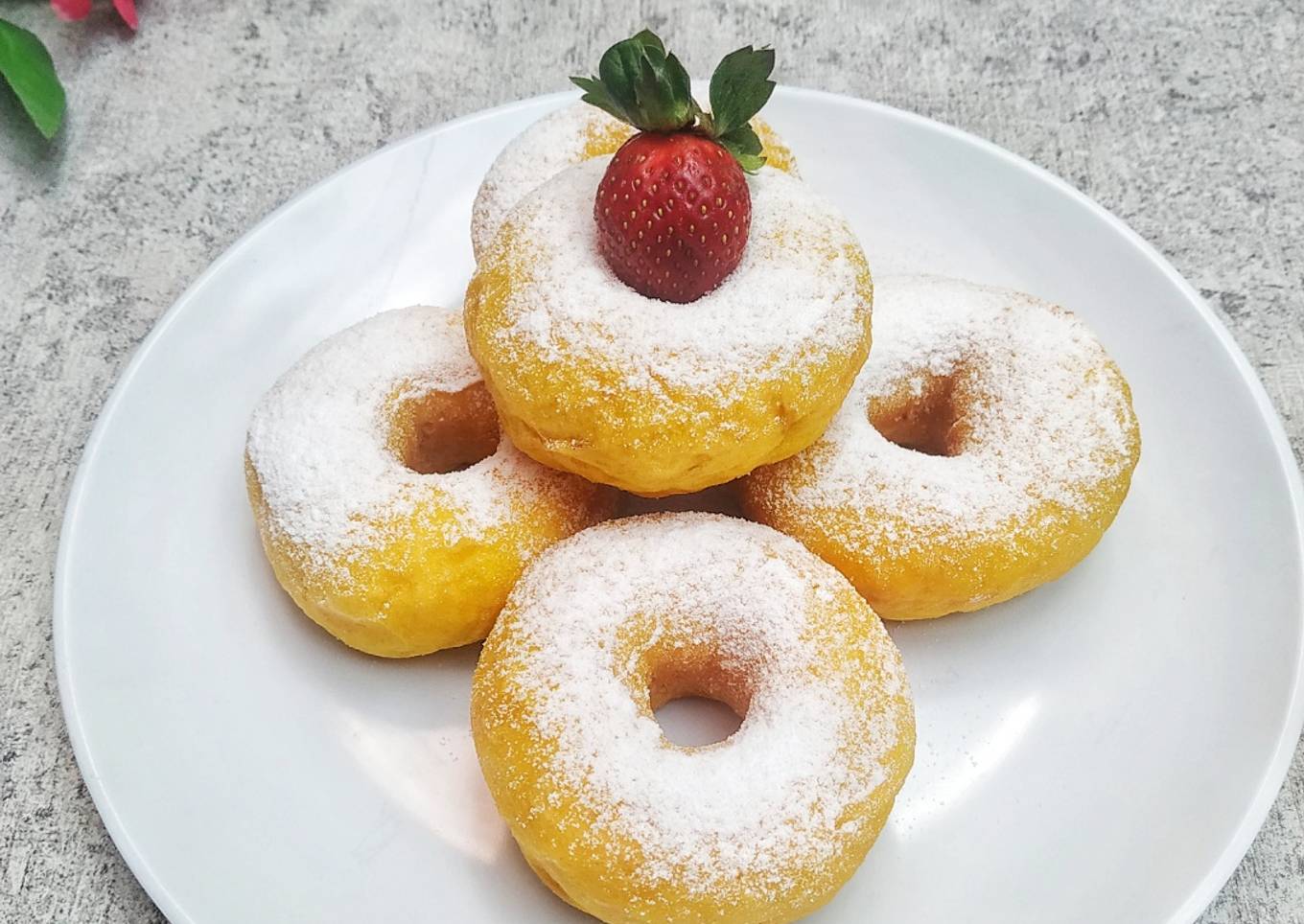 335. Pumpkin Donuts / Donat Labuh Kuning