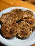 Hamburguesas de batata y poroto mung 🍠🫘 opción vegana
