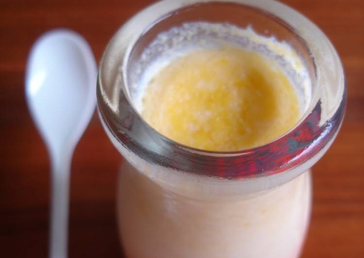 Step by Step Guide to Make Homemade Kabocha Squash Custard Pudding (with just 1 egg)