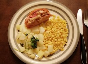 Una foto de Pollo relleno
