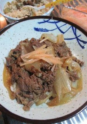 A picture of Our Family's Delicious Beef Rice Bowl.