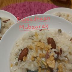 A picture of Kheer (Rice Pudding).