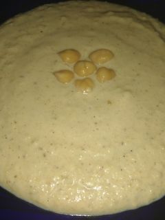 صورة لوصفة طريقه عمل الحمص