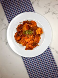 Foto resep Udang Saos Padang