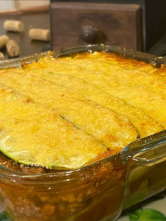 Foto principal de Lasaña de calabacín con carne picada