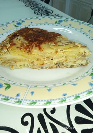 Une photo de La tortilla espagnole