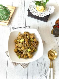 Foto resep Tempe Teri Pete Sambel Ijo