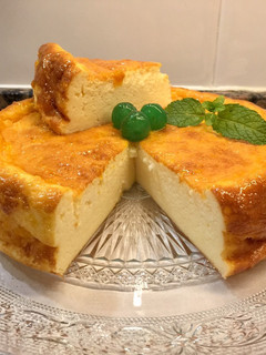 Una foto de Tarta de yogur griego