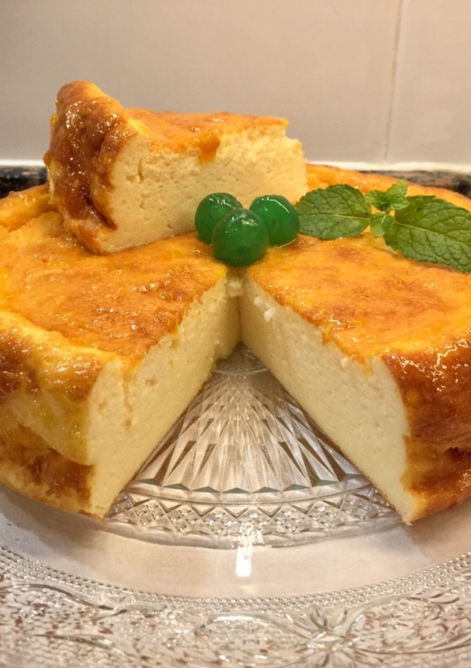 Una foto de Tarta de yogur griego