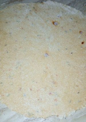 A picture of Besan ke roti,.