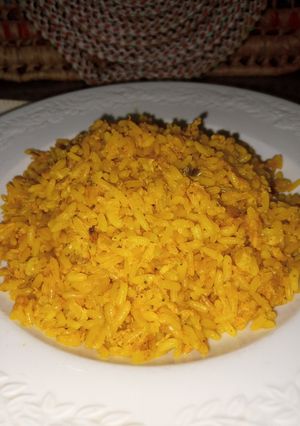 صورة لوصفة الأرز مبخر فالكسكاس بالدجاج كيجي ولا أروع 🤤