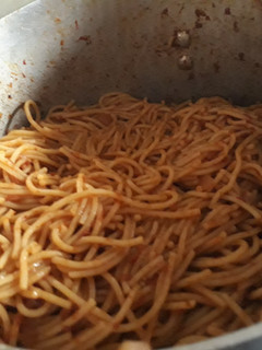 A picture of Simple jollof spagetti.