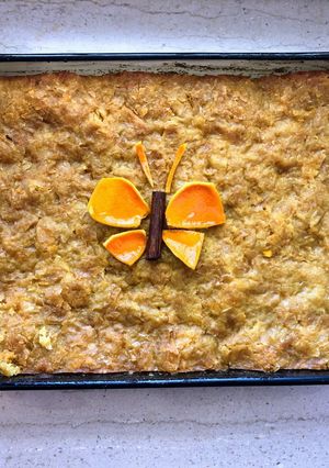 A picture of Vegan Orange pie.